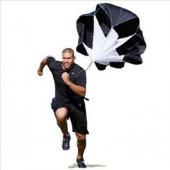 56″ Sports Speed Training Resistance Parachute Running Chute Track Colors