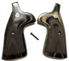Smith & Wesson S&W N Frame Grips Round Butt Silverblack Checkered