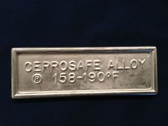 Cerrosafe 160-190 Chamber Casting Alloy 1 lb. (2) – 1/2 lb. ingots