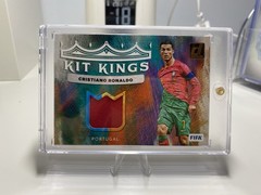 Panini Donruss Kit Kings Cristiano Ronaldo #KK-CR7 Gold Player Worn Jersey Patch