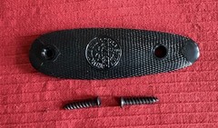 Winchester Logo Butt Plate Models 61, 62, 67, 69, 69A, 72 – New with Screws