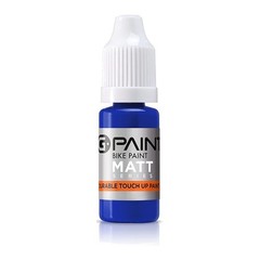 GPaint Bike Touch Up Paint -10ml Bottle -MATTE BLUE- Repair Scratches and Chips