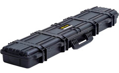 Portable Waterproof All Weather Hard Rifle Case Soft Handle Grip, Customiz 50in