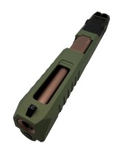 Turbo For G17 custom Slide Gen3NEW Cerakote Crocodile Complete W/ Copper Flush