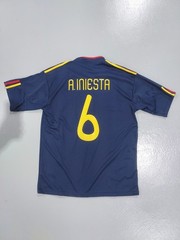 Andres Iniesta 2010 Spain Away World Cup Jersey Mens L Large Football Shirt Kit