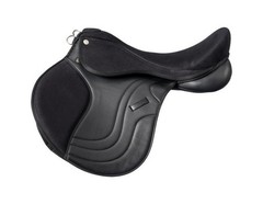 Equitare English Saddle Tempo Synthetic All Purpose Wide ES260W