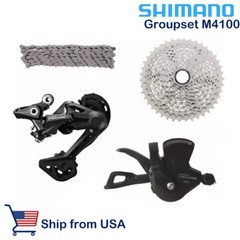 Shimano Deore Groupset M4100 Shifter Cassette Sprocket M4120 Rear Derailleur