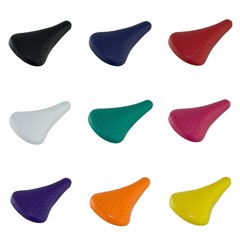 PRO+ Bicycle Vinyl Saddle Diamond 702 BMX Free Style Fixie Bike Seat 9 COLORS!