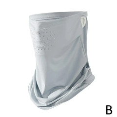 Unisex UV Protection Outdoor Neck Wrap Cover Sports Sun Proof Bib Ice Silk Mask