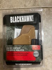 Blackhawk Leather Tuckable IWB Holster 421606BN-R Kahr Canik DB9 DB380 G42