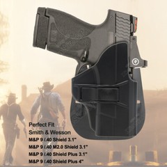 OWB Holster Fit S&W M&P 9 Shield Plus 9mm 40 3.1» 4» s&w MP 9/40 Shield Holder