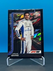 Topps chrome 2025 F1 Carlos Sainz Black Logofractor 58/75 #18