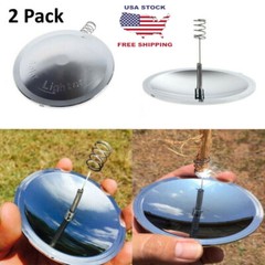 2x Outdoor Camping Waterproof Windproof Solar Lighter Fire Starter EDC Survival