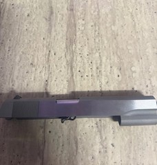 1911 Slide With Colt 38 Super Barrel. Plain With No Roll Marks