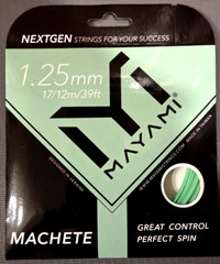 Mayami Machete (1.25mm) Set – Tennis String – 12m/40ft