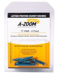 A-Zoom Rimfire Training Rounds For 17 HMR Action Proving Rounds 6 Pack – 12202
