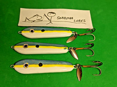 3 – 2 oz Threadfin SLAB Shad Fishing Casting Jigging Slab Lead Spoons Lures