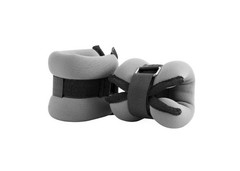 Adjustable Ankle Wrist Weights 5lb Pair Set Ankle Wrist Straps Grey Color