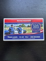 Winchester 9mm USA 250 Years Police Limited Edition Empty Box 4/9