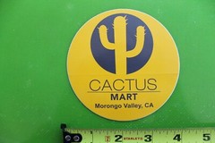 Cactus Mart Morongo Valley California Desert Beach V27B Vintage Surfing STICKER