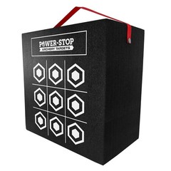 Archery Target – 24″ High-Density Big Block Foam Target for Broadheads and Fi…