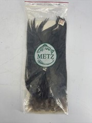 Metz Grade #2 Black Rooster Neck Feathers Crafts Fly Tying