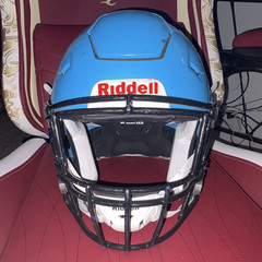 Riddell Speedflex Football Helmet Large Blue w/ Face Mask 2023