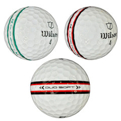 Wilson Duo Soft Stripe Mix AAAA Near Mint 24 Used Golf Balls 4A