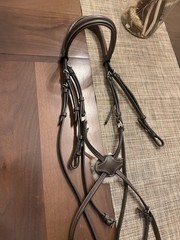New Figure 8 Bridle, Brown,padded Crown And Nose Band