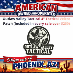 Outlaw Valley Tactical 4″ Tactical Patch (free in orders over $250)
