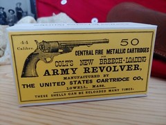 Reproduction vintage United States Cartridge Company .44 Colt Cartridge Box