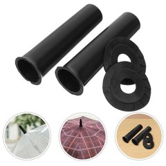 2 Pcs Umbrella Tip Caps Replacement Top Covers Pole Fastening Protector
