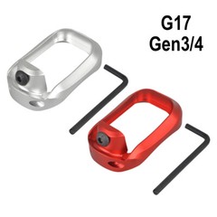 Gen 1 2 3 4 5 Anodized Aluminum Flared Magwell For Glock 17/19/24/22/31/34/37/35