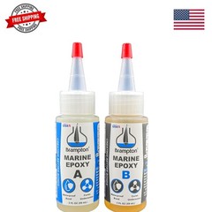 Brampton Marine Epoxy, 5-Min Work Life, 1 Hour Full Cure, Extra Strength, Wat…