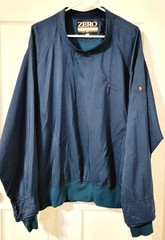 ZERO Restriction Golf Outerwear USA Jacket Green Pullover Windbreaker Mens XL