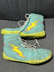 Nidrogen Reef Wrestling Shoes Teal Blue Yellow Pink US Size 11 Rare Great