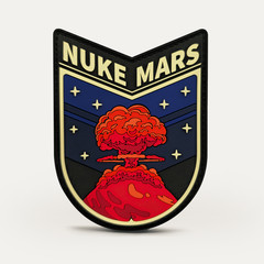 Nuke Mars Patch – PVC – Hook and Loop