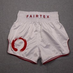 Fairtex Shorts Mens Medium White Muay Thai Boxing Kickboxing Training Thailand