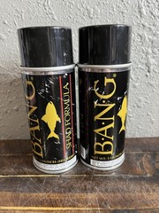Vintage BANG Fish Attractant Spray Shad Formula 5 oz Aerosol Can Lot 2-Pack