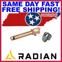 Radian AFTERBURNER + RAMJET Gen 5 G19 G19X G45 Compensator + Barrel BRONZE R0832