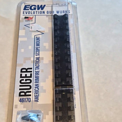 EGW Ruger American Rimfire .22LR Tactical Picatinny Receiver Scope Base 46170