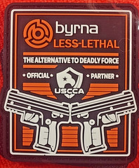 BYRNA SHOT-SHOW LESS-LETHAL THE ALTERNATIVE TO DEADLY FORCE Patch PVC H&L USCCA