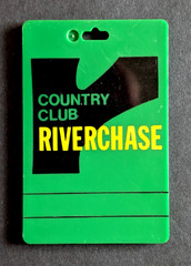 vtg – PGA golf bag tag – RIVER CHASE COUNTRY CLUB cc – Hoover AL