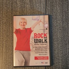 Walking Exercise DVD for Seniors, Rock the Walk At Home 30 Day Challenge…
