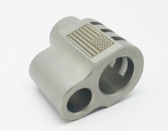 1911 COMMANDER Compensator «American Flag» Laser Etched Satin Finish 45acp