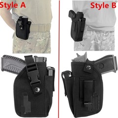 Tactical Car Gun Holster OWB Holster with Mag Pouch for Gun with Laser or Light