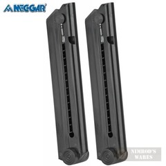 Mec-Gar LUGER P.08 P08 P-08 9mm 8 Round MAGAZINE 2-PACK MGLUGP08B FAST SHIP