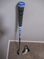 New in plastic Callaway Mavrik 4 hybrid with golf pride mcc midsize grip + HC