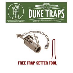(PACK 1) Duke Dog Proof 0510 W/SETTER Coon Traps Trapping Supply Raccoon
