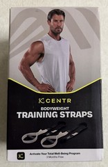 BODYWEIGHT TRAINING STRAPS with Door Anchors, CENTR 2-Pack with 3-Months FREE